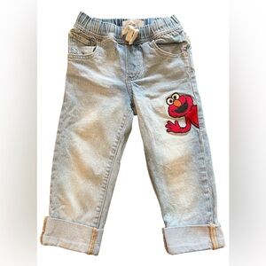 GAP x Sesame Street Elmo Cookie Monster Toddler Jeans 5T